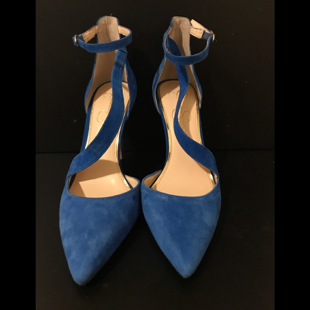 Jessica Simpson Blue Castana Heels Size 10